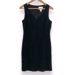 Hugo Buscati Collection Black Silk Sheath Dress 6